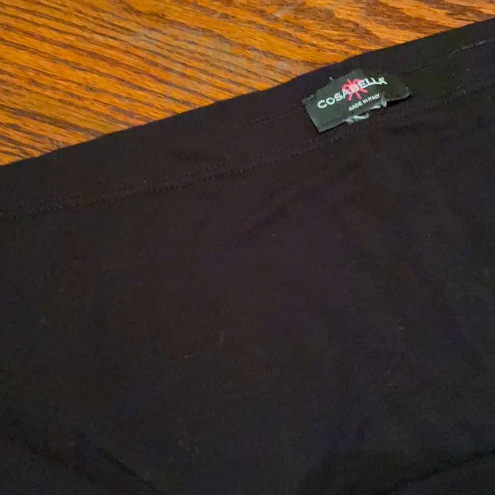 Cosabella buttery soft black boyshorts